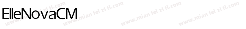ElleNovaC Medium字体转换